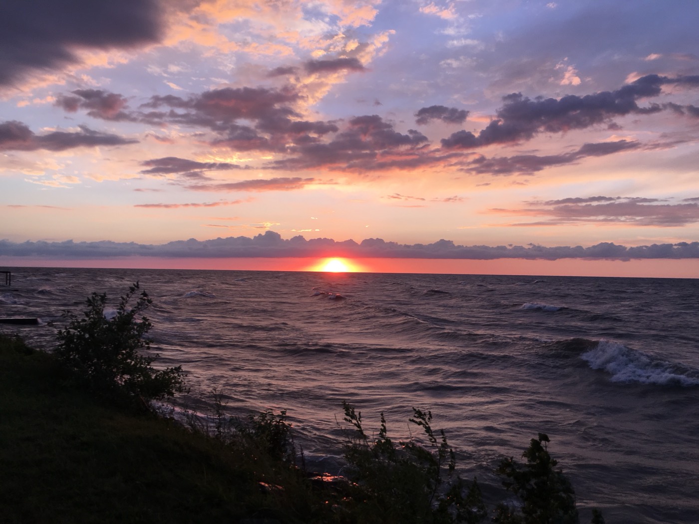 Sunset over Lake Erie